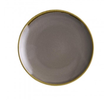 Assiettes plates rondes grises Kiln Olympia 178mm lot de 6 Assiettes plates rondes grises Kiln Olympia 178mm lot de 6