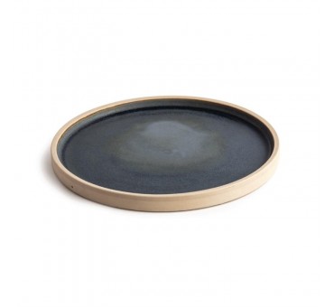Assiettes plates bord droit granit bleu Olympia Canvas 25 cm Assiettes plates bord droit granit bleu Olympia Canvas 25 cm