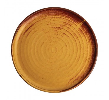 Assiettes plates terre de sienne Olympia Canvas 26,5 cm Assiettes plates terre de sienne Olympia Canvas 26,5 cm