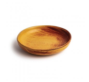Assiettes creuses calottes terre de sienne Olympia Canvas 23 cm Assiettes creuses calottes terre de sienne Olympia Canvas 23 cm