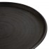 Assiettes plates noir mat  Olympia Canvas 26,5 cm