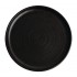 Assiettes plates noir mat  Olympia Canvas 26,5 cm