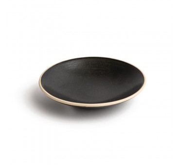 Assiettes creuses noir mat Olympia Canvas 20 cm Assiettes creuses noir mat Olympia Canvas 20 cm
