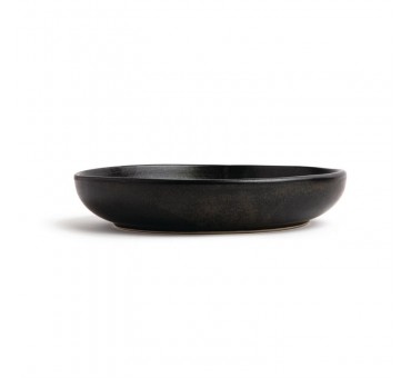 Assiettes creuses calottes noir mat Olympia Canvas 23 cm Assiettes creuses calottes noir mat Olympia Canvas 23 cm