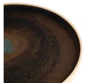 Assiettes plates bord droit vert bronze Olympia Canvas 25 cm Assiettes plates bord droit vert bronze Olympia Canvas 25 cm