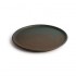 Assiettes plates vert bronze Olympia Canvas 26,5 cm