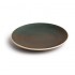 Assiettes coupes vert bronze Olympia Canvas 27 cm