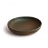 Assiettes creuses calottes vert bronze Olympia Canvas 23 cm