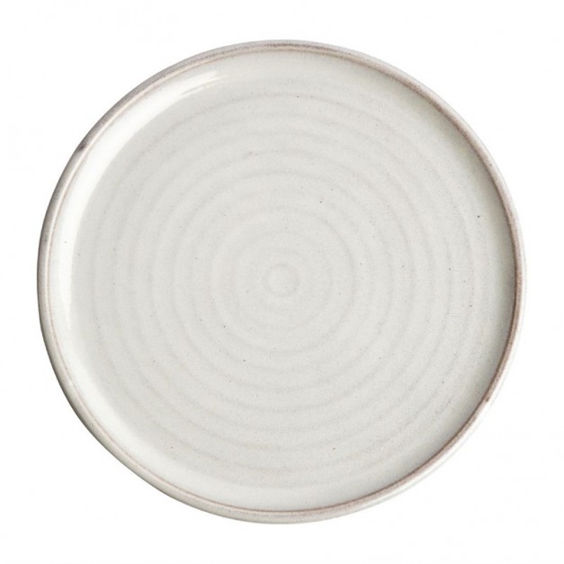 Assiettes plates blanc Murano Olympia Canvas 26,5 cm