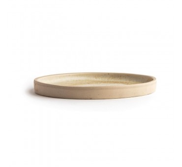 Assiettes plates bord droit beige moucheté Olympia Canvas 18 cm Assiettes plates bord droit beige moucheté Olympia Canvas 18 cm