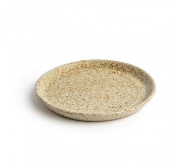 Assiettes plates beige moucheté Olympia Canvas 18 cm Assiettes plates beige moucheté Olympia Canvas 18 cm