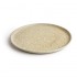 Assiettes plates beige moucheté Olympia Canvas 26,5 cm