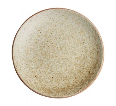 Assiettes coupes beige moucheté Olympia Canvas 27 cm Assiettes coupes beige moucheté Olympia Canvas 27 cm