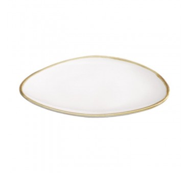 Assiettes triangulaires couleur craie Olympia Kiln 230mm (lot de 6) Assiettes triangulaires couleur craie Olympia Kiln 230mm (lot de 6)