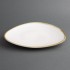 Assiettes triangulaires couleur craie Olympia Kiln 230mm (lot de 6)