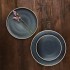 Assiettes Anello Olympia noires 255mm (lot de 4)