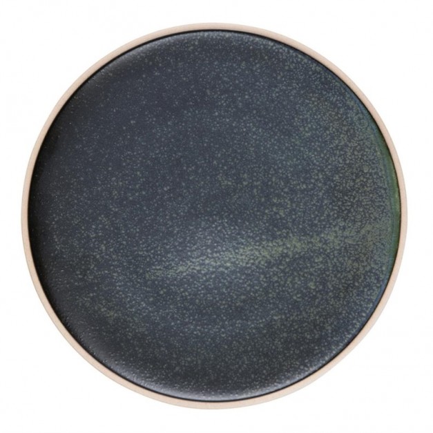 Assiettes Anello Olympia noires 255mm (lot de 4)