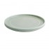 Assiette plate vert printanier Olympia Cavolo 22 cm