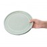 Assiette plate vert printanier Olympia Cavolo 22 cm