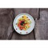 Assiette plate bleu cristallin Olympia Cavolo 18 cm