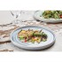 Assiette plate bleu cristallin Olympia Cavolo 22 cm