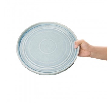 Assiette plate bleu cristallin Olympia Cavolo 270mm (lot de 4) Assiette plate bleu cristallin Olympia Cavolo 270mm (lot de 4)