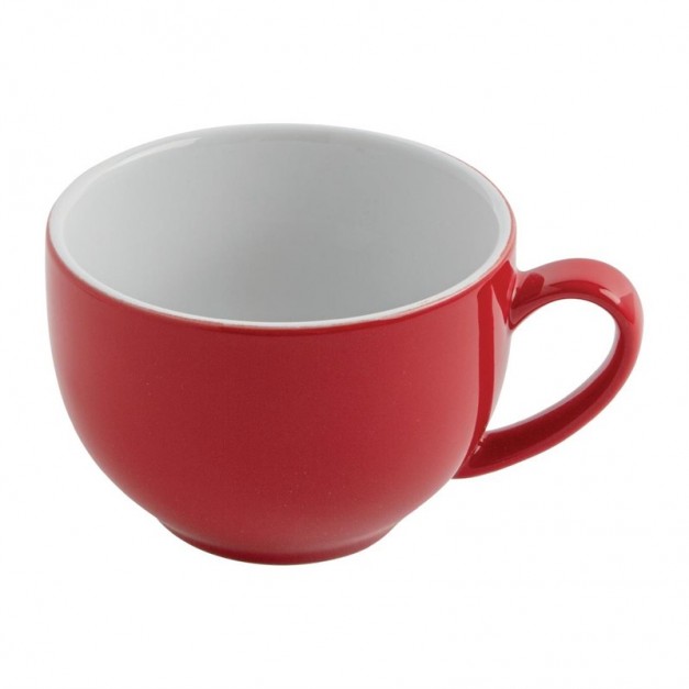 Tasse cappuccino Olympia rouge 340ml