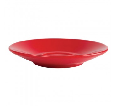 Soucoupe pour tasse espresso Olympia rouge Soucoupe pour tasse espresso Olympia rouge