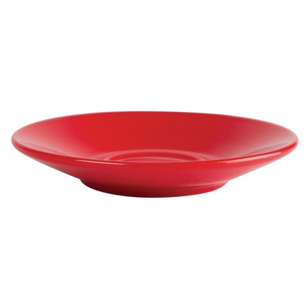 Soucoupe pour tasse espresso Olympia rouge