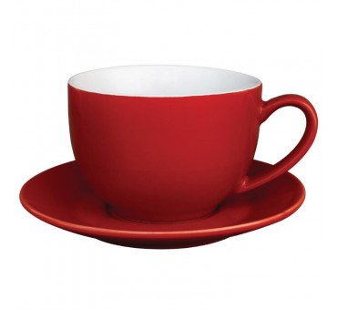 Soucoupe pour tasses 228ml et 340ml Olympia rouge Soucoupe pour tasses 228ml et 340ml Olympia rouge