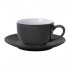 Soucoupe pour tasses 228ml et 340ml Olympia grise