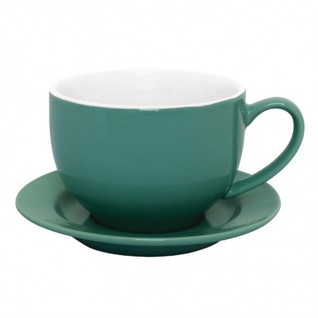 Tasse cappuccino Olympia verte 340ml