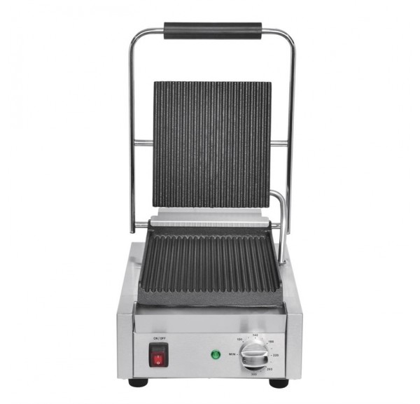 Grand gril de contact simple Bistro Buffalo lisse/lisse