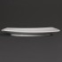 Assiettes carrées bords arrondis blanches Olympia 305mm 6 pieces