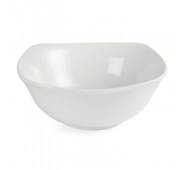Bols carrés à bords ondulés blancs Olympia 220mm 12 pieces Bols carrés à bords ondulés blancs Olympia 220mm 12 pieces
