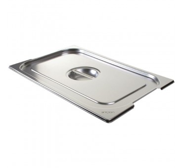 Couvercle en inox GN pour bac gastro a poignées Couvercle en inox GN pour bac gastro a poignées
