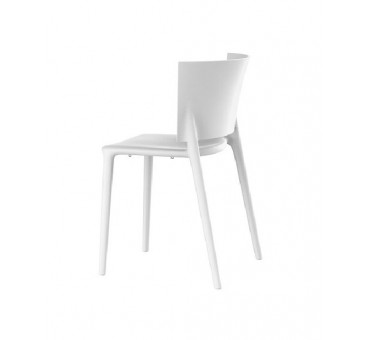 Chaise AFRICA empilable blanche / éco-conçue (lot de 4) Chaise AFRICA empilable blanche / éco-conçue (lot de 4)