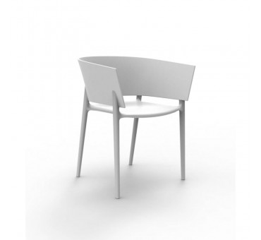 Fauteuil AFRICA empilable blanc / éco-conçu (lot de 4) Fauteuil AFRICA empilable blanc / éco-conçu (lot de 4)