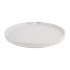 Assiettes plates rondes Olympia Cavolo blanc moucheté 270mm (lot de 6)