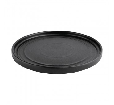 Assiettes plates rondes texturées Olympia Cavolo noires 220mm (lot de 6) Assiettes plates rondes texturées Olympia Cavolo noires 220mm (lot de 6)