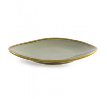 Assiette triangulaire couleur mousse Olympia Kiln 280mm (Lot de 6 ) Assiette triangulaire couleur mousse Olympia Kiln 280mm (Lot de 6 )