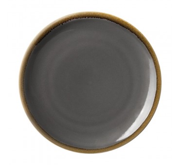 Assiettes plates rondes Olympia Kiln grises 230mm (Lot de 6 ) Assiettes plates rondes Olympia Kiln grises 230mm (Lot de 6 )