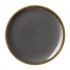 Assiettes plates rondes Olympia Kiln grises 230mm (Lot de 6 )