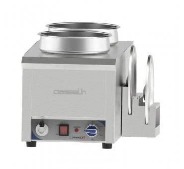 Bain-marie à eau à sauce 2 x 7,5L Bain-marie à eau à sauce 2 x 7,5L
