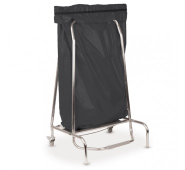 Porte sac poubelle en inox 80L Casselin Porte sac poubelle en inox 80L Casselin