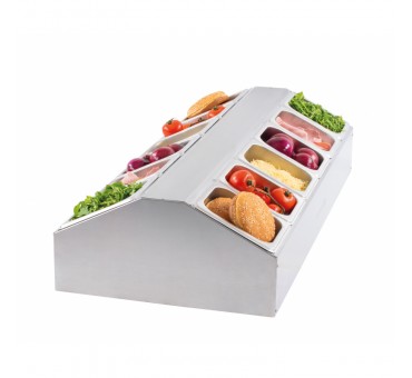 Support pour 12 bacs GN 1/6 - central Support pour 12 bacs GN 1/6 - central