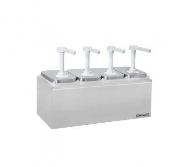 Pompe à sauce neutre 4 x 2L Pompe à sauce neutre 4 x 2L