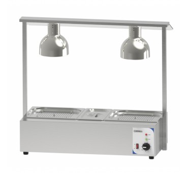 Poste de découpe chauffant avec bain marie double Poste de découpe chauffant avec bain marie double