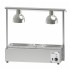 Poste de découpe chauffant avec bain marie double