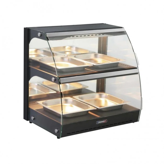 Vitrine chauffante self service 100L